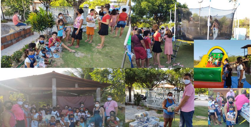 Energimp festeja com crianças de comunidade no Ceará